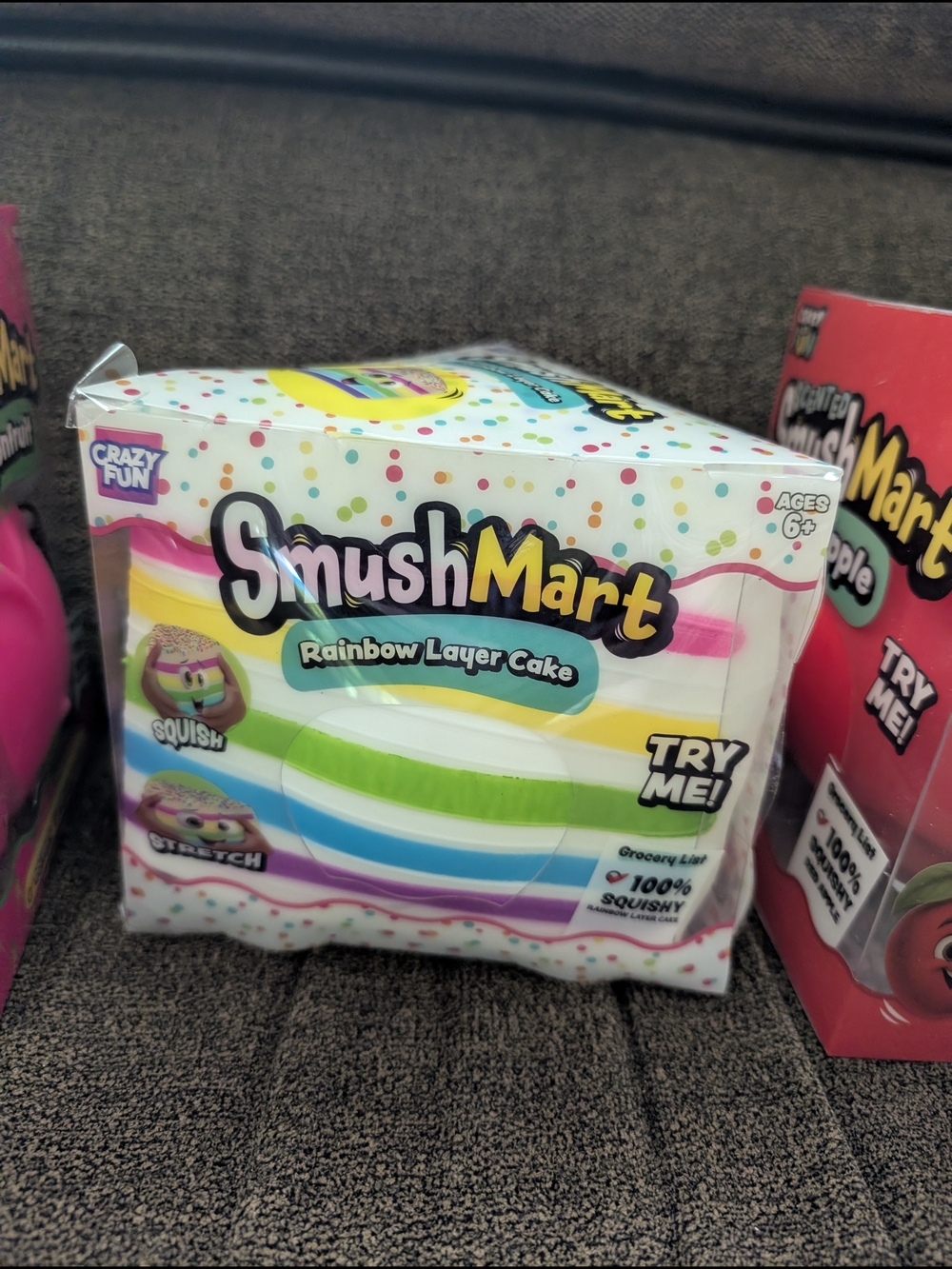 SmushMart Dragon Fruit, Rainbow Layer Cake And Scented Red Apple - Picture 3 of 4